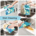 thumbnail image 2 of Yayeee 6 Pack Kitchen Dishcloths for Washing Dishes Soft Absorbent Microfiber Towels, Vibrant Cat Pattern, 2 of 9