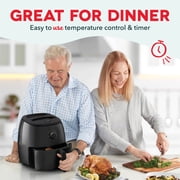 Dash Tasti-Crisp™ Electric Air Fryer Oven, 6 Qt. Family Size, 1700-Watt, Black