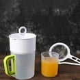 thumbnail image 3 of Soy Milk Juice Filter with Pitcher Handle Press Stick Brush Food Strainer Yogurt Macarena Fabricante de colador de yogur, 3 of 11