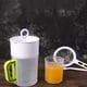 thumbnail image 3 of Soy Milk Juice Filter with Pitcher Handle Press Stick Brush Food Strainer Yogurt Macarena Fabricante de colador de yogur, 3 of 11