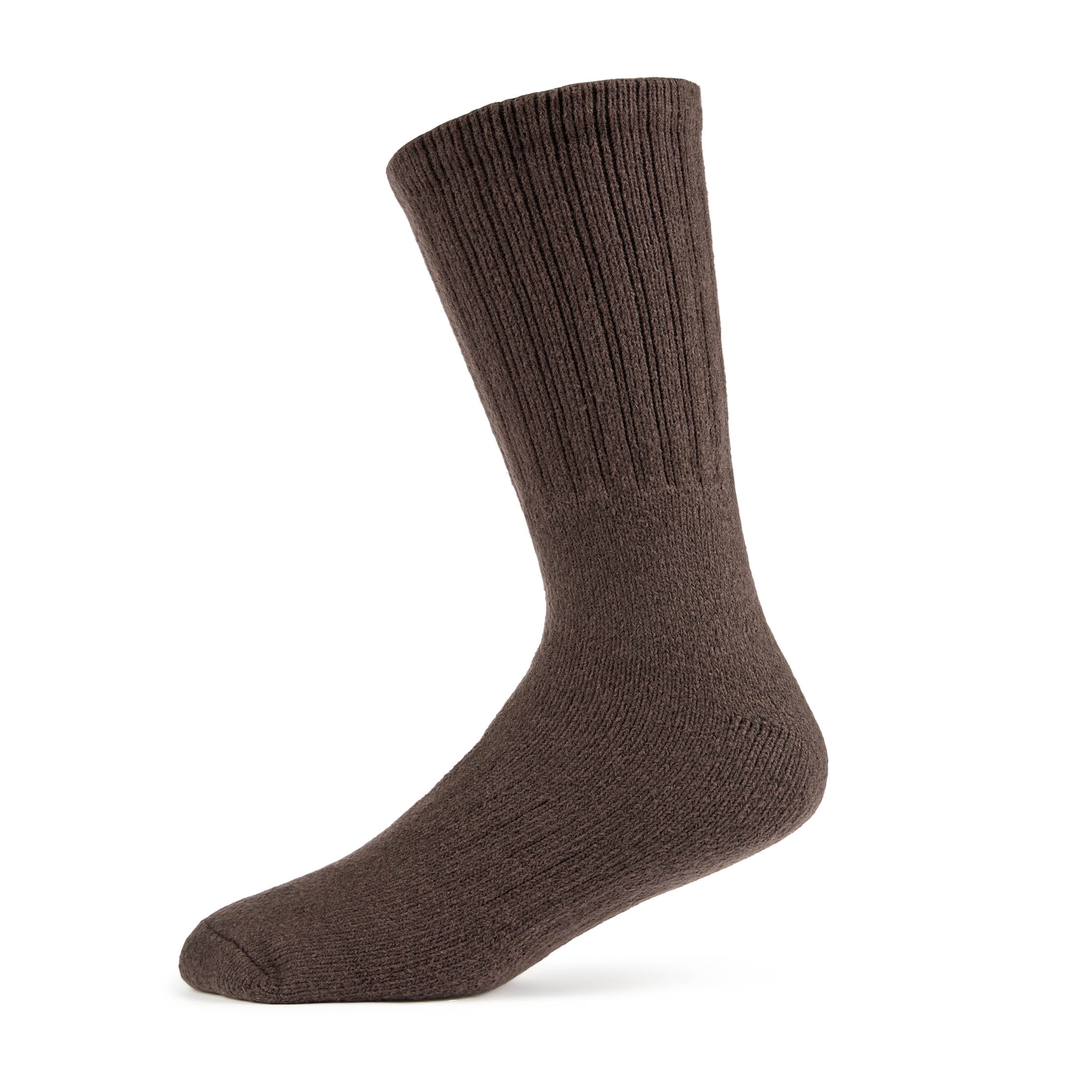 Fruit of the Loom Thermal Men's Crew Socks, Sizes 6-12, 2-Pack