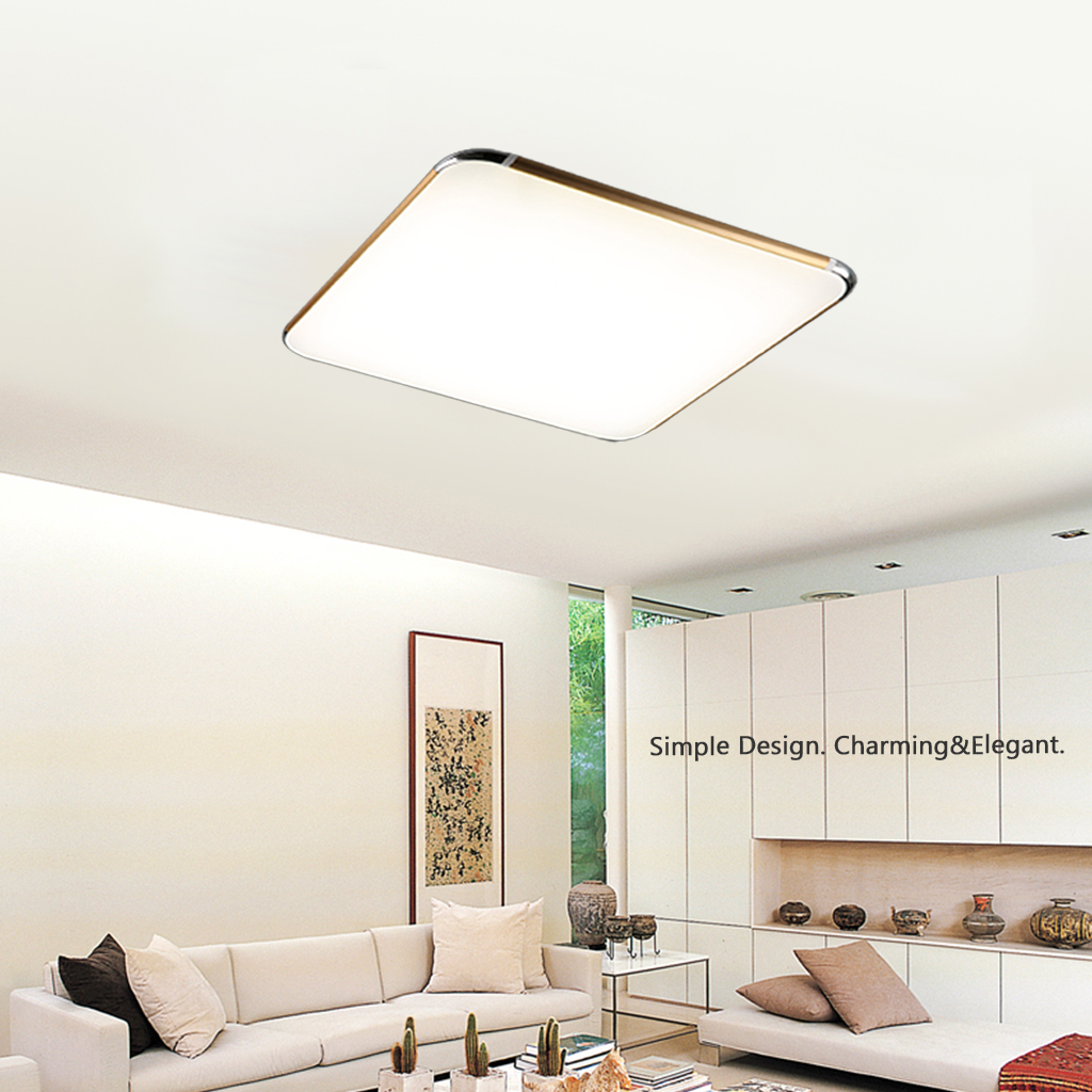 30w Square Dimmable Led Ceiling Light For Bedroom Kitchen