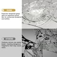 thumbnail image 3 of TEWLOSS 24inch Round Wavy Wall Mirror, Black Metal Frame for Bathroom & Vanity Decor, 3 of 9