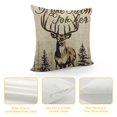 thumbnail image 4 of COMIO Hunting Decor, Hunting Decor for Home, Rustic Pillow Covers  Deer Decor, Gifts for Couples, Wife, Husband, for Him, Love Me Like You Love Deer Season Farmhouse Pillow Covers, 4 of 5