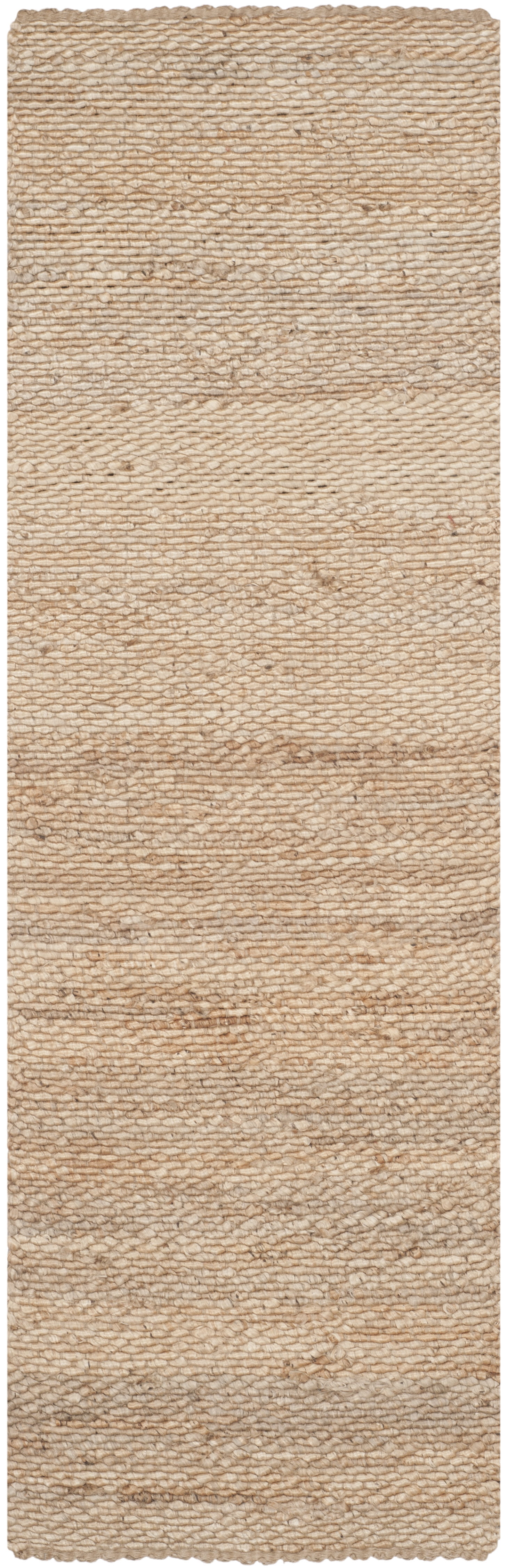SAFAVIEH Natural Fiber Bryon Braided Jute Runner Rug, Natural, 2'6" x 14'