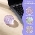 thumbnail image 2 of Translucent & Sparkling Mini Bun Squishy Set 4-Pack Pure TPR 3cm Toy & Adorable, 2 of 8