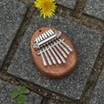 thumbnail image 2 of Mini pianos de pulgar con 8 teclas, Piano de dedo, portátil, colgante, oso ovalado, juguetes musicales, 2 of 4