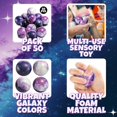 thumbnail image 3 of Stress Balls Bedwina Galaxy, paquete de 50 unidades, para niños con espacio exterior, 3 of 8