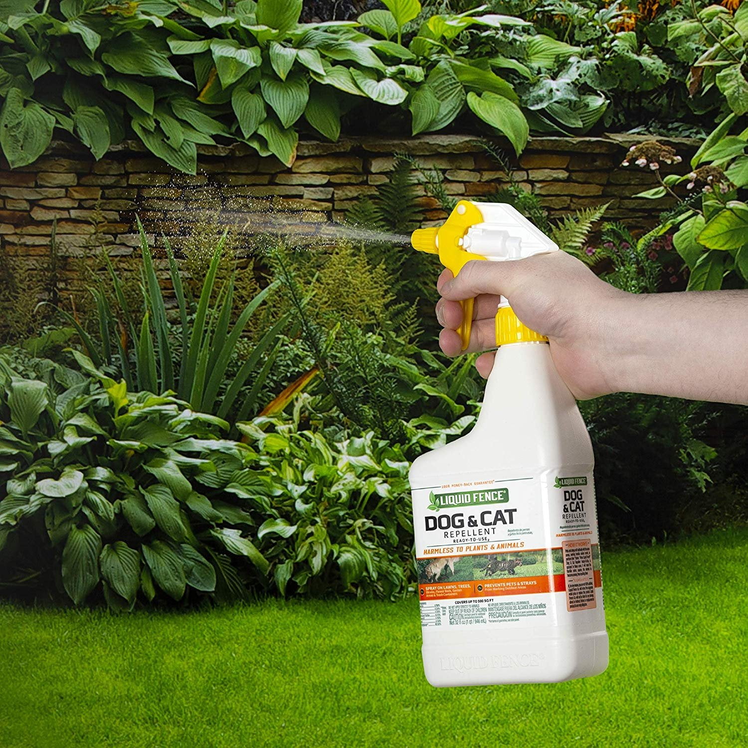 Liquid Fence Dog Cat Repellent Ready To Use 32 Ounce Walmart Com Liquid Fence Dog Cat Repellent Ready To Use 32 Ounce Walmart Com