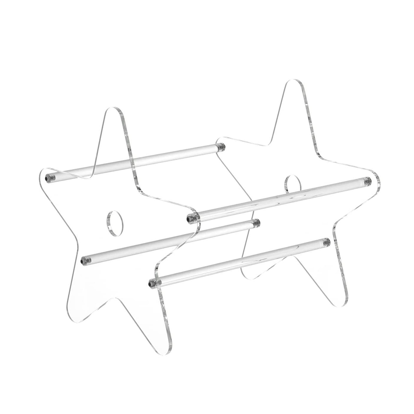 Record Display Rack Acrylic Transparent Storage Rack, Album Storage