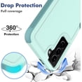 thumbnail image 3 of for Samsung Galaxy S21 Plus Case: Dual Layer Protective Heavy Duty Cell Phone Cover Shockproof Rugged with Screen Protector - Military Protection Bumper Tough - Samsung Galaxy S21+ Plus 5G, Green, 3 of 16