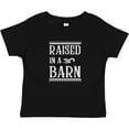 thumbnail image 3 of Inktastic RAISED in a BARN in White Boys or Girls Baby T-Shirt, 3 of 5