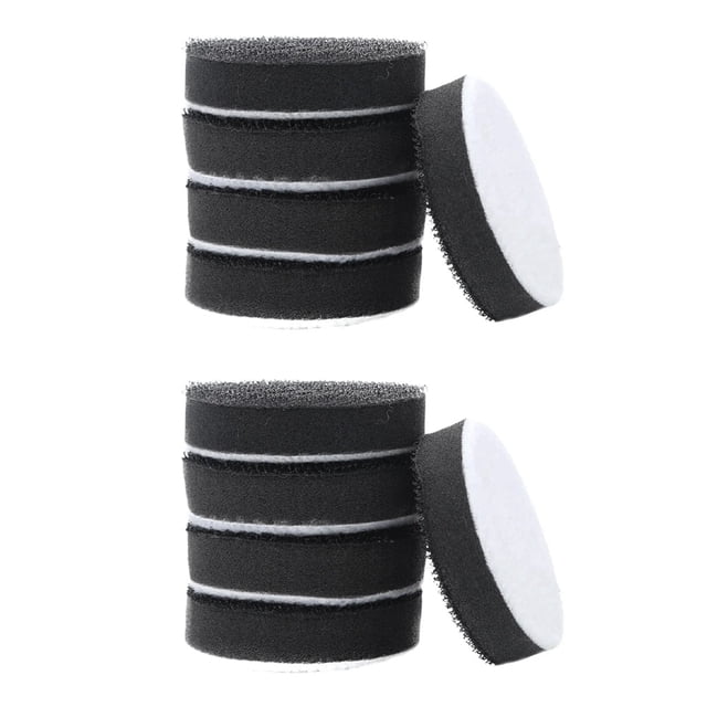 Almohadillas de interfaz de densidad suave de 75 mm, 10 unidades, almohadillas de respaldo para amortiguación de esponja, discos de lijado con cara de gancho/bucle, herramientas abrasivas