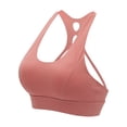 thumbnail image 1 of Femmes Soutien-Gorge de Sport Push Up Femmes Gym Séance d'Entraînement Tops Sport Femmes Sport Réglable, M, Rose Rouge, 1 of 6