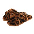 thumbnail image 1 of Eastern Counties Leather Womens Delilah Leopard Print Sheepskin Slippers, 1 of 2