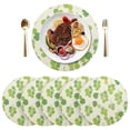 thumbnail image 4 of Round Grid Placemat ,One Sizex1, Round Placemat, PVC Plate Mat，15.4 Inch Non-Slip and Heat Resistant, Table Placemat, Dining Room Placemat Cartoon Grape, 4 of 7