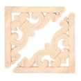 thumbnail image 3 of Corner Applique Decal,4Pcs European Style Wood Furniture Applique Corner Applique Tried and Trusted, 3 of 8