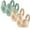 Khaki, variant on 4 Pieces of Womens Seamless Wirefree Bras Comfortable Wireless Bras No Underwire Padded Push Up Soft Back Smoothing Bra