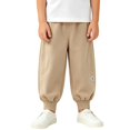 thumbnail image 3 of XXWXYD Toddler Boys Jogger Pants Premium Cotton Blend Elastic Comfort Waist Soft Casual Sweatpants for Boys Girls Daily Play School Outdoor Activity Everyday Relaxed Wear, 3 of 5