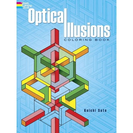 Dover Design Coloring Books Optical Illusions Coloring Book (Paperback)