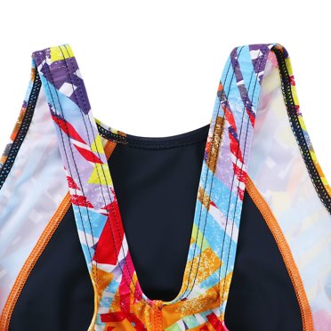 Kids One-Piece Swimsuit With Swim Vest - UPF 50+ Sleeveless Bathing Suit For Toddlers & Children, Beach & Pool Holiday Wear