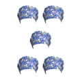thumbnail image 3 of Transemion Operating Hats Nurse Durability Gourd-shaped Button Bright Colors Tie Back Multifunctional Work Uniform Working Caps G-06 5Set, 3 of 6