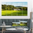 thumbnail image 1 of Alone Farmhouse in Meadow - Impression sur Toile Paysage, 1 of 4