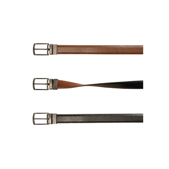 KingSize Men's Reversible Leather Dress Belt