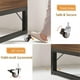 thumbnail image 4 of Ruedas TPR Stem Casters YEWEKE giratorias 360° con freno de 2 pulgadas, 4 of 7