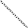 thumbnail image 2 of 14K Solid White Gold 0.9mm Box Link Chain Necklace, 2 of 4