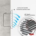 thumbnail image 3 of Grille de Ventilation Ronde en Acier Inoxydable pour Tuyau d'Échappement, Hotte de Sortie d'Air, Grille de Ventilation Ronde, Hotte d'Extraction de Fumée avec Moustiquaire, 3 of 5