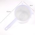 thumbnail image 2 of Colador higiénico no reactivo de malla de nailon para tamizar y escurrir, solución de almacenamiento compacta para las necesidades de su cocina, plástico PP blanco de 18 cm, 2 of 5