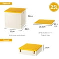thumbnail image 4 of Folding Storage Box with Building Lid for Duplo Blocks L Collapsible Storage Bin QtToy Container for Lego Bricks (), 4 of 8