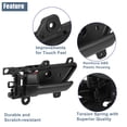 thumbnail image 3 of Manija de puerta interior del lado del conductor delantero izquierdo 82610-3J000-WS para Hyundai Veracruz 2007-2012 - Paquete de 1 negro, 3 of 7
