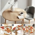 thumbnail image 3 of Fall Elastic Round Tablecloth, Thanksgiving Fitted Tablecloths for Round Table Waterproof for 38"-42" Table, 44Inch Tablecover, Autumn, 3 of 4
