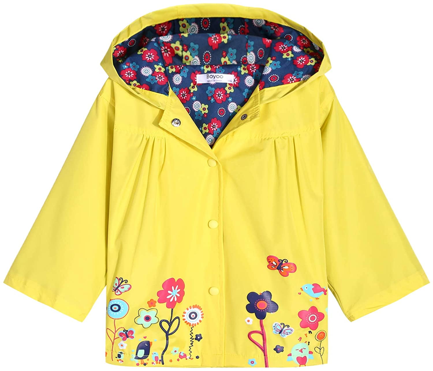 Girls Rain Jacket Lightweight Coat Jacket Hooded Waterproof for 26Y