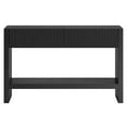 thumbnail image 4 of Evelyn&Zoe Modern/Contemporary 48" Wide Black Veneer Console Table, 4 of 5