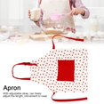 thumbnail image 2 of BIMZUC Kids Cotton Apron for Cooking, Baking, and Painting with Adjustable Neck Strap, Red Strawberry, 2 of 7