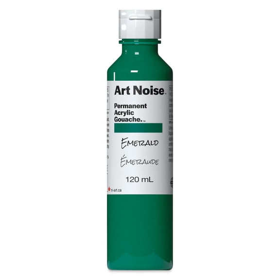 Tri-Art Art Noise Permanent Acrylic Gouache - Emerald, 120 ml, Bottle