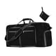 thumbnail image 3 of Bolsa de equipaje de mano plegable, multiusos, extra grande, Oxford, para fin de semana Negro, 3 of 9