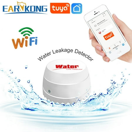 

Internet Wifi Connected Water Leak Detector in use with TUYA Smart App