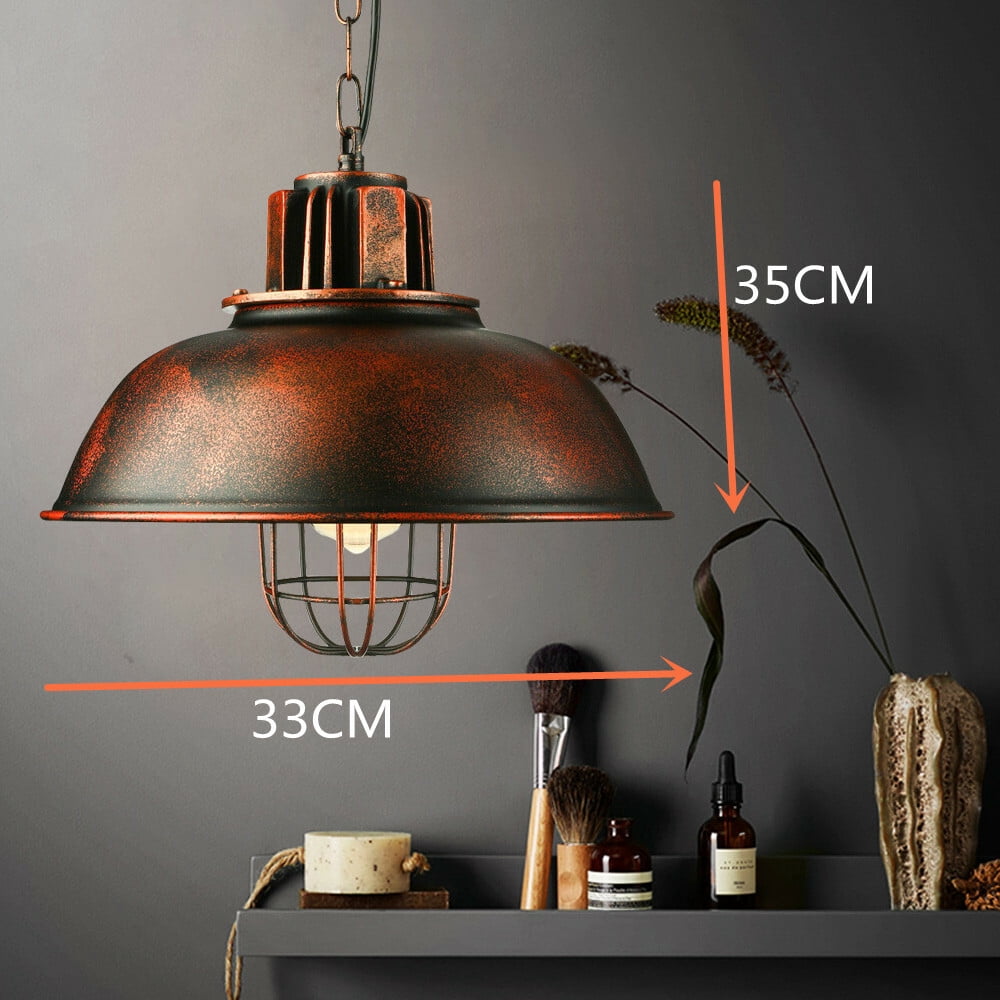 Industrial Barn Pendant Light Vintage Rustic Kitchen Ceiling Lighting Fixture Indoor