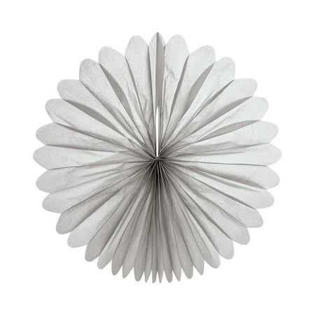 Dove Hanging (Hanging Paper Fan (19-Inch, Dove Grey) - Rice Paper Honeycomb Decorations - For Home Decor, Parties, and)