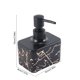 thumbnail image 3 of Botella dispensadora de desinfectante de manos de 360 ml | Dispensador recargable de jabón líquido y loción para baño, cocina y oficina | Botella de plástico con bomba en plateado o dorado, 3 of 5