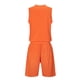 thumbnail image 4 of Conjuntos de camisetas sin mangas de cuello redondo para niños, conjunto de traje de fútbol de color sólido para juegos deportivos universitarios, partidos de rendimiento, uniformes de entrenamiento y, 4 of 5