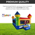 thumbnail image 2 of Pogo Crossover Inflatable Bounce House Toddler Jumper Indoor/Outdoor Rainbow, 2 of 8