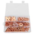 thumbnail image 1 of 110pcs Dent Pulling Puller Rings,Triangle OT Round for Automotive Sheet Metal Welding Repair Tool Set, 1 of 5