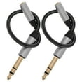 thumbnail image 6 of OUNONA 2pcs Audio Conversion Cables 6.35mm To 3.5mm Female AUX Audio Cable Headphone Jack Extender Sound Transmission For Theater Stage Performance, 6 of 8