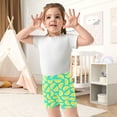 thumbnail image 7 of joogoo Lemon on Green Girls Lined Shorts Bike Dance Bottoms 4T, 7 of 7