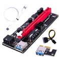 thumbnail image 1 of Pcie Riser 1X A 16X Extensión De Gráficos Para Gpu Mining Powered Riser Tarjeta Adaptadora 60Cm Cable Usb 3.0 4 Capacitores Sólidos Speravity EL017018-02, 1 of 5